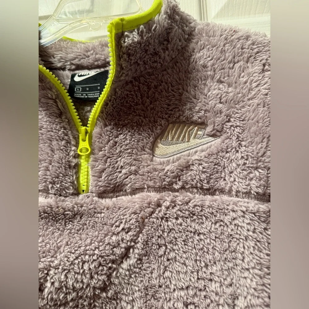 Nike Sherpa Fleece Crop Pullover